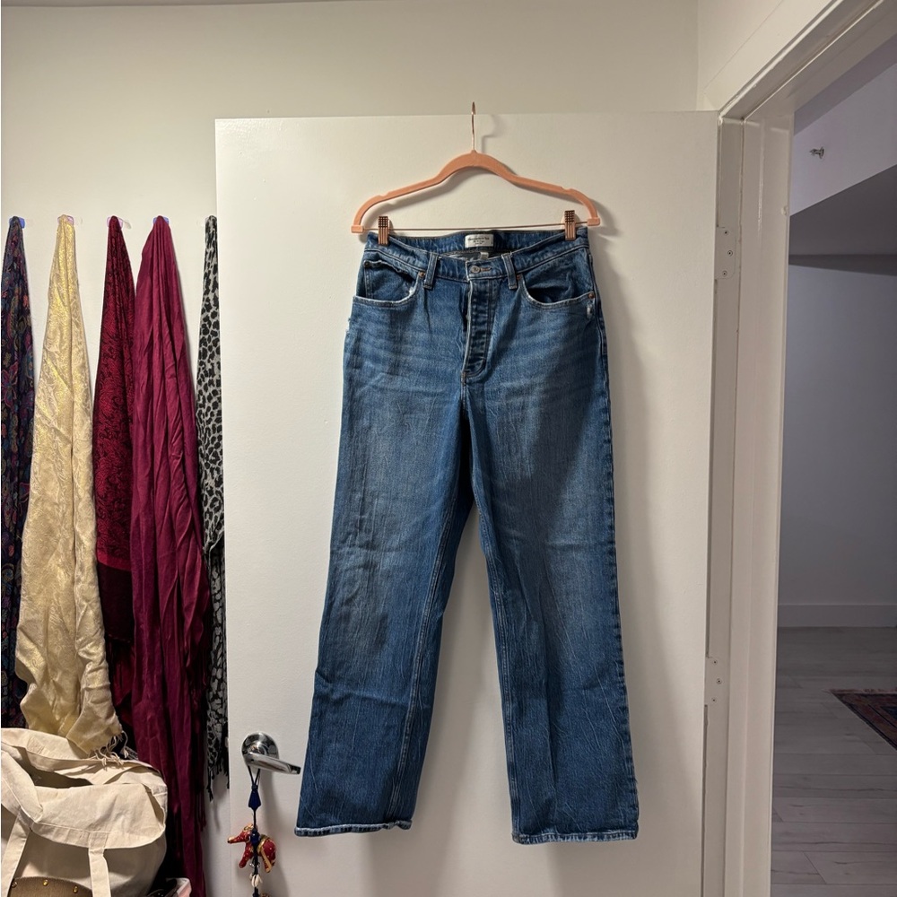 Abercrombie & Fitch Curve Love 90’s Baggy Low Rise Jeans - Picture 3 of 5